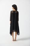 Joseph Ribkoff Black Handkerchief Dress Style 242117