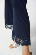 Joseph Ribkoff Midnight Blue Pull-On Culotte Pants Style 242134