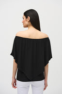 Joseph Ribkoff Black Layered Top Style 242174