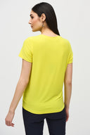 Joseph Ribkoff Sunlight Front Drape Top Style 242199