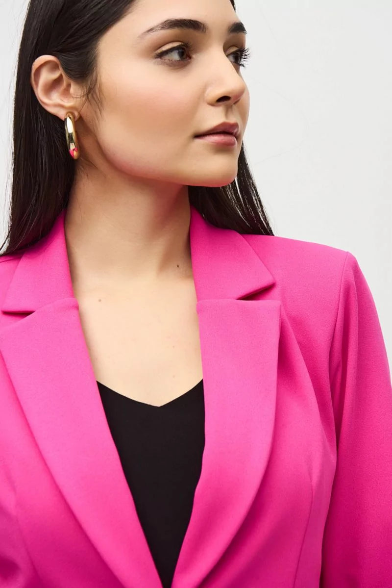 Joseph Ribkoff  Ultra Pink Fitted Blazer Style 242201