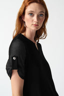 Joseph Ribkoff Black A-Line Dress Style 242218