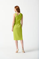 Joseph Ribkoff key Lime Sleeveless Sheath Dress Style 242234