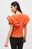 Joseph Ribkoff Mandarin Statement Sleeve Top Style 242236