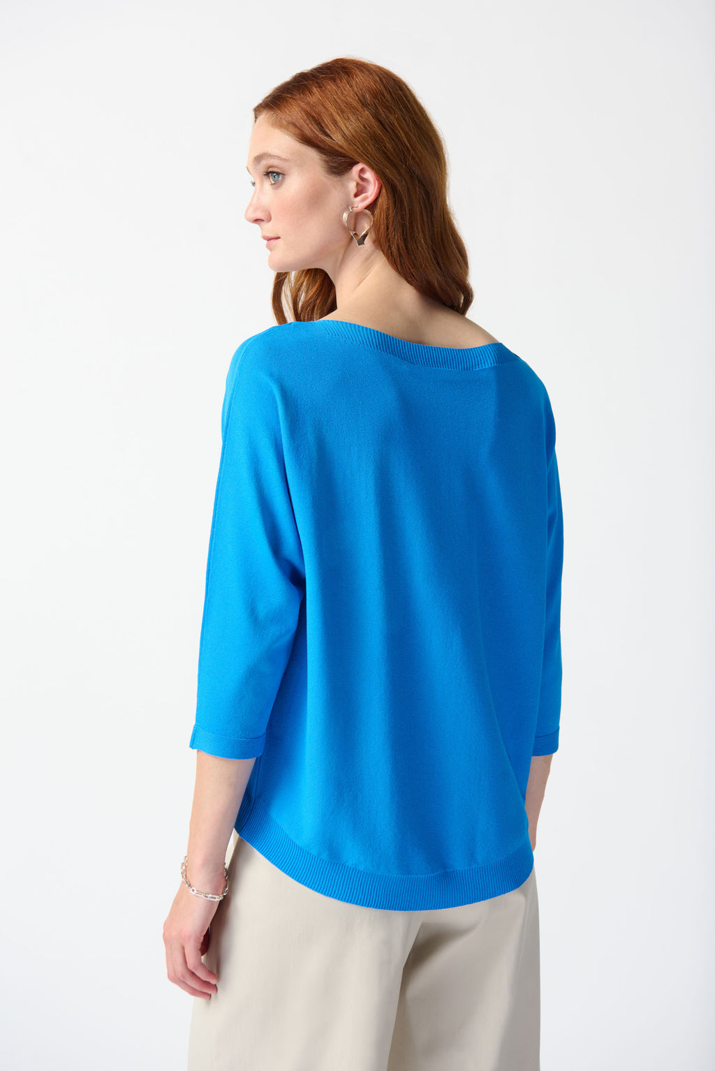 Joseph Ribkoff French Blue Pullover Sweater Style 242905