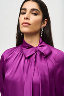 Joseph Ribkoff Top With Bow Neckline Style 243022