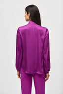 Joseph Ribkoff Top With Bow Neckline Style 243022