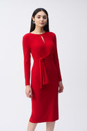 Joseph Ribkoff Waist Tie Sheath Dress Style 243032