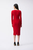 Joseph Ribkoff Waist Tie Sheath Dress Style 243032