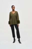 Joseph Ribkoff Black Straight Pull-On Pants Style 243049