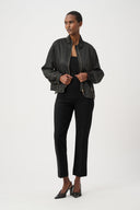 Joseph Ribkoff Black Straight Pull-On Pants Style 243049