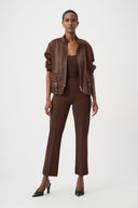 Joseph Ribkoff Black Straight Pull-On Pants Style 243049