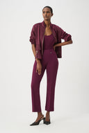 Joseph Ribkoff Black Straight Pull-On Pants Style 243049