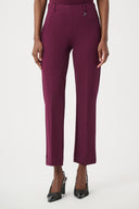 Joseph Ribkoff Black Straight Pull-On Pants Style 243049