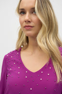 Joseph Ribkoff Empress Fit-and-Flare Top Style 243075