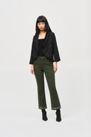 Joseph Ribkoff Bubble Woven Cropped Jacket Style 243084
