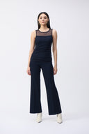 Joseph Ribkoff Mesh Sleeveless Fitted Top Style 243104