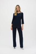 Joseph Ribkoff Midnight Blue Straight Tunic Style 243109