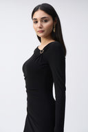Joseph Ribkoff Draped Sheath Dress Style 243169