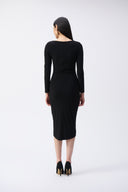 Joseph Ribkoff Draped Sheath Dress Style 243169