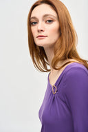 Joseph Ribkoff Mystic Draped Sheath Dress Style 243169