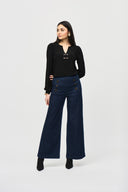 Joseph Ribkoff Black Flared Top Style 243185