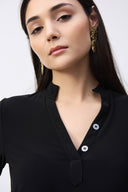 Joseph Ribkoff Black Trapeze Tunic Style 243187