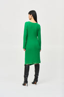 Joseph Ribkoff Envy Sheath Dress With Studded Hem Style 243267