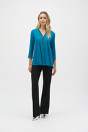 Joseph Ribkoff Pacific Blue Fit and Flare Tunic Style 243314