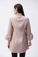 Joseph Ribkoff Sand Textured Jacquard Coat Style 243738