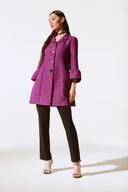 Joseph Ribkoff Empress Textured Jacquard Coat Style 243738