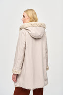 Joseph Ribkoff Reversible Faux Fur Coat Style 243903