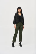 Joseph Ribkoff Classic Straight Leg Jean With Frayed Hem Style 243964S25
