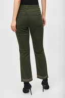 Joseph Ribkoff Classic Straight Leg Jean With Frayed Hem Style 243964S25