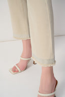 Joseph Ribkoff Classic Straight Leg Jean With Frayed Hem Style 243964S25