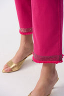 Joseph Ribkoff Classic Straight Leg Jean With Frayed Hem Style 243964S25