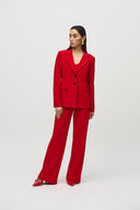 Joseph Ribkoff Lipstick Red Fitted Blazer Style 244095