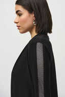 Joseph Ribkoff Black Cover-Up and Cami Set Style 244170