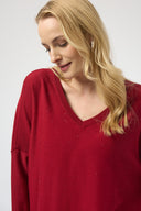 Joseph Ribkoff Sequined Sweater Knit Boxy Top Style 244921