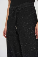 Joseph Ribkoff Sequined Sweater Knit Culotte Pants Style 244922