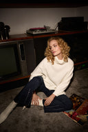 Joseph Ribkoff Vanilla Boxy Top With Sequins Detail Style 244935