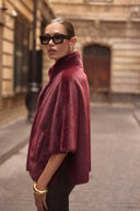 Joseph Ribkoff Bonded Faux Fur Suede Jacket Style 253924