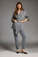 Joseph Ribkoff Belted Coat With Shawl Collar Style 253952