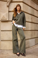 Joseph Ribkoff Boxy Pullover With Zipped Collar Style 253963