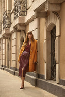 Joseph Ribkoff Feather Yarn Sweater Knit Coat Style 253955