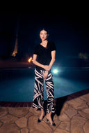 Frank Lyman Black Short Sleeve Top Style 251004