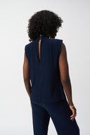 Joseph Ribkoff Midnight Blue Boxy Sleeveless Top Style 251022
