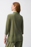 Joseph Ribkoff Silky Knit And Georgette Straight Tunic Style 251055