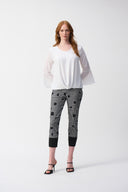 Joseph Ribkoff Georgette High-Low Boxy Top Style 251062