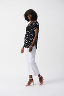 Joseph Ribkoff Lux Twill Straight Pull-On Pants Style 251067